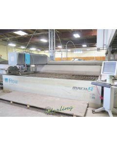 Used-Flow-Used Flow 5-Axis Dynamic XD CNC Waterjet Cutting System (GUARANTEED by FLOW DEALER) 87,000 PSI Intensifier Pump-MACH4 4020B 044917-A6085-01