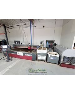 Used-Mitsubishi-Used Mitsubishi Suprema Waterjet Cutting System with Closed Loop Water Circulation System and Automatic Garnet Removal System (TOP OF THE LINE WATERJET) -SUPREMA DX612-A6759-01