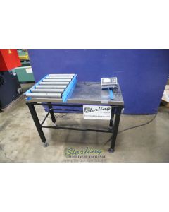 Used-Optima Scale-Used Optima Scale Table, OP-902 Weighing Indicator with Rollers-OP-902-A6800-01