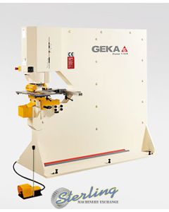 New-Geka-Brand New Geka Puma Series Hydraulic Ironworker Single End Punch with 5 Power Settings -PUMA 110S-SMPUMA110S-01