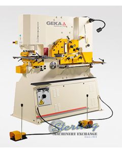 New-Geka-Brand New Geka Hydraulic (Deep Throat) Ironworker-HYDRACROP 110SD-SMHYDRACROP110SD-01