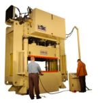 We Carry Custom Made Brand New Beckwood Hydraulic 4 Post Presses and Powder Presses