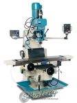 Brand New Baileigh Variable Speed Vertical Milling Machine With Inverter Head, 2 Axis DRO, X/Y/Z Power Feeds