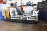 Used Eisen Heavy Duty Hollow Spindle Gap Bed Engine Lathe With Double Chuck and 10